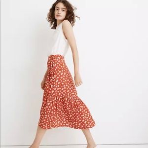 Madewell Ruffle Wrap Skirt